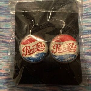 Pepsi-Cola Vintage Earrings
